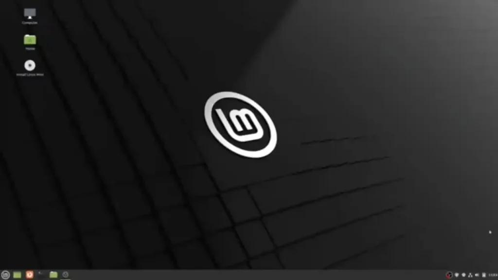 Pantalla principal de linux mint