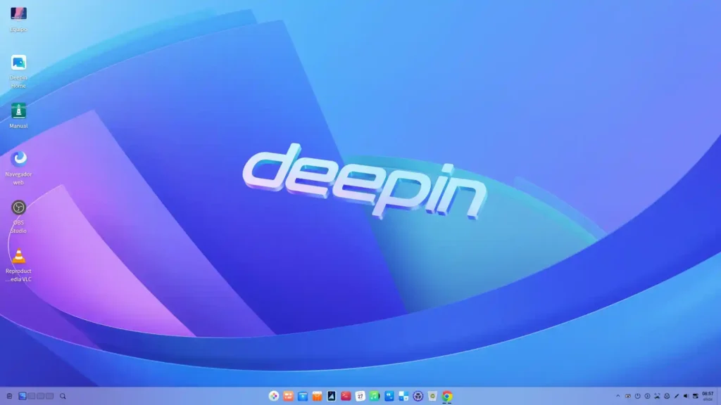 Escritorio de deepin 2