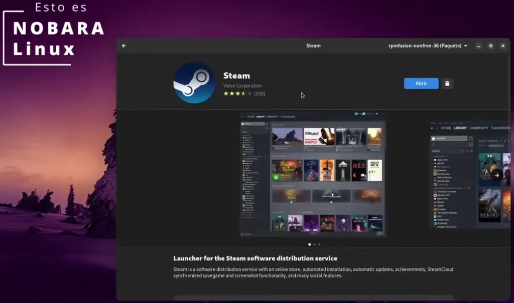 Instala steam en nobara